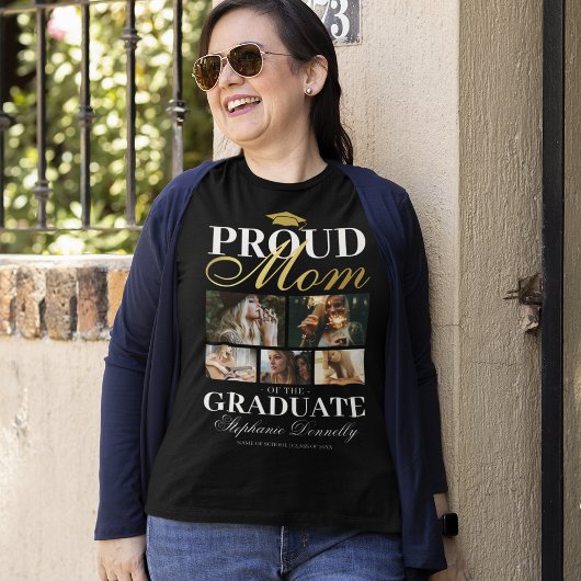 Fier maman du T-shirt Graduate