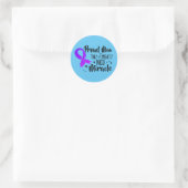 Fier maman d'un autocollant NICU Miracle (Sac)