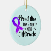 Fier maman d'un ornement de miracle NICU (Droite)