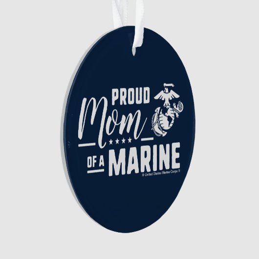 Fier maman d'une Marine - Blanc (devant)