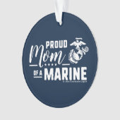 Fier maman d'une Marine - Blanc (devant)