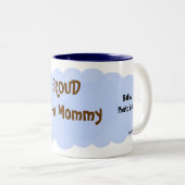 Fier maman Mug (Devant droit)