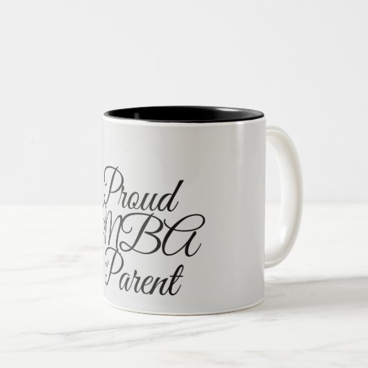 Fier MBA Parent Mug (Devant droit)