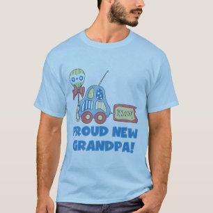 Fier nouveau grand-père C'est un garçon TShirts et