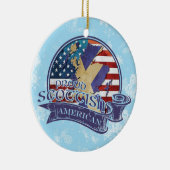 Fier ornement de Noël écossais américain (Droite)