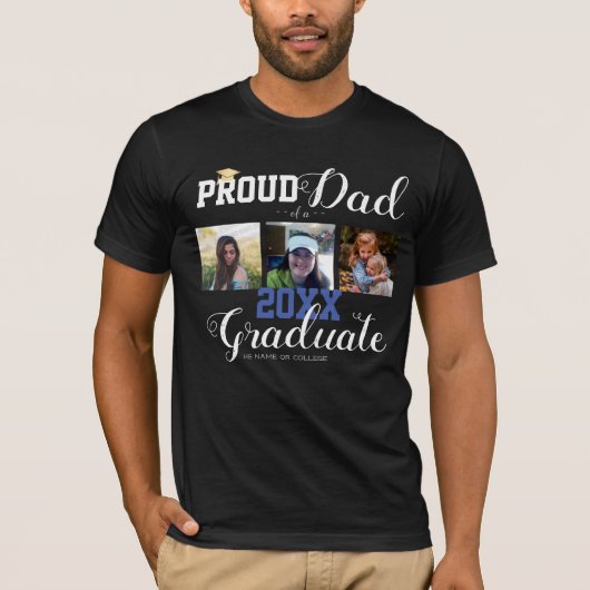 Fier Papa Classe de Grand Casquette T-shirt (Devant)