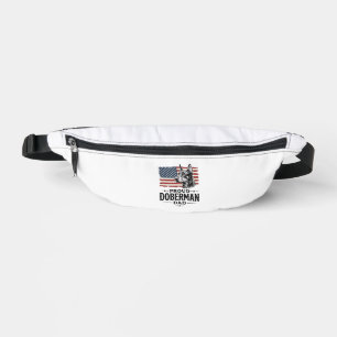 Fier papa Doberman Drapeau vintage vecteur concept