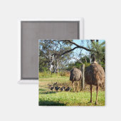 Fier Parents Emu, Aimant Frigo (Recto/Verso)