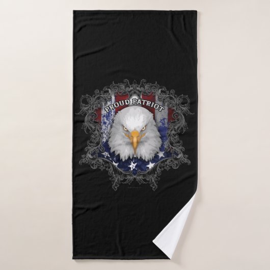 Fier patriote américain (Serviette de bain)