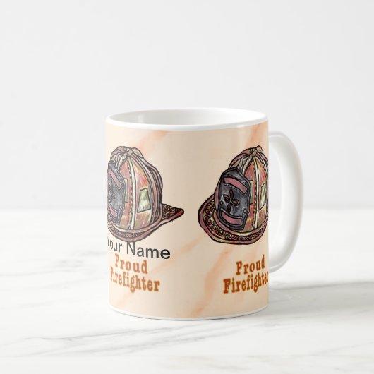 Fier pompier tasses (Devant droit)