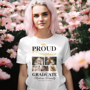 Fier T-shirt de la fille du diplômé