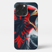 Fierce Albanese Eagle iPhone 13 Pro Hoesje iPhone Hoesje (Achterkant)