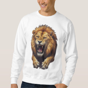 Fierce Angry Lion Illustratie Trui