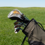 Fierce Bald Eagle komt erachter Golfheadcover (Insitu)