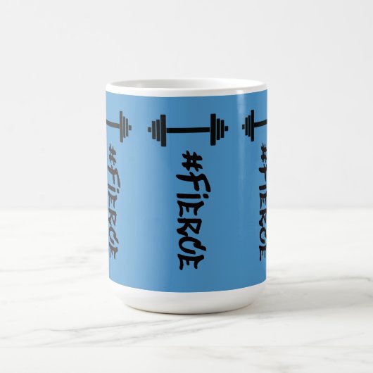 #Fierce Barbell Mug (Centre)