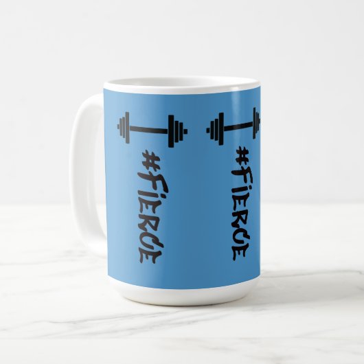 #Fierce Barbell Mug (Devant gauche)