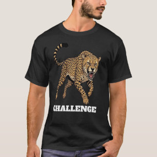 Fierce Brullende Jachtluipaard Streetwear T-Shirt