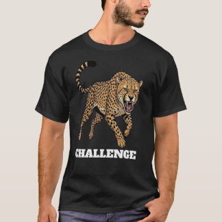 Fierce Brullende Jachtluipaard Streetwear T-Shirt