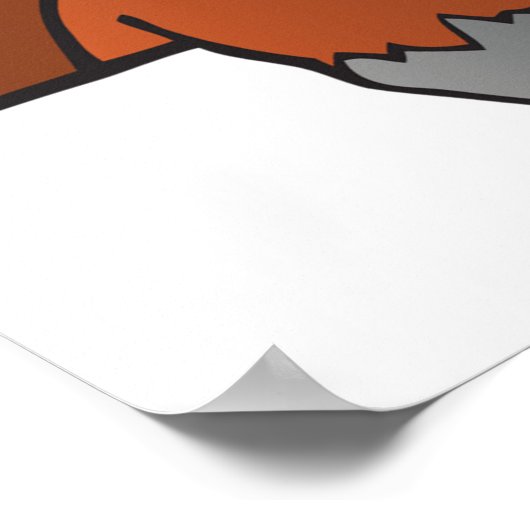 Fierce Bull Poster (Hoek)