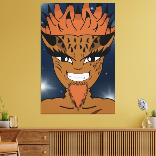 Fierce Canvas Afdruk (Insitu (Woonkamer))