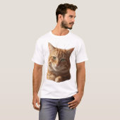 Fierce Cat Face T-Shirt – Bold & Playful (Devant entier)