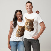 Fierce Cat Face T-Shirt – Bold & Playful (Unisexe)