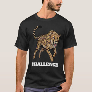 Fierce Cheetah Challenge Sportief T-Shirt met Masc