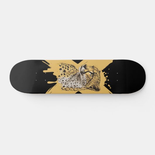 Fierce Cheetah Graphic Skateboard (Horizontaal)