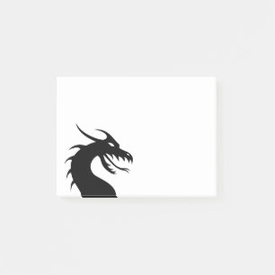 Fierce Chinese Dragon Silhouette Post-it® Notes