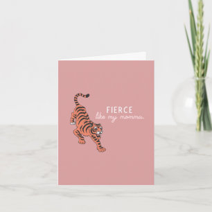 Fierce comme ma carte de fête maman-mère