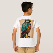 Fierce Crystal Eagle T-shirt ontwerp (Achterkant volledig)