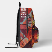 Fierce Dino Motivation - Kind Bedrukte Rugzak (Links)