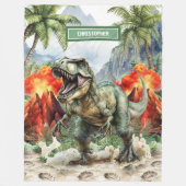 Fierce Dinosaur Anniversaire Couverture Nom Person (Devant)