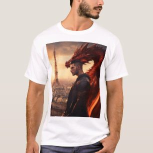 Fierce Dragon Tattoo Design T-shirt