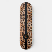Fierce en Bold Leopard gepersonaliseerd skateboard (Voorkant)