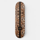 Fierce en Bold Leopard Pattern Skateboard (Voorkant)