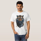 Fierce en stijlvol: Tiger Design T-shirt (Voorkant volledig)