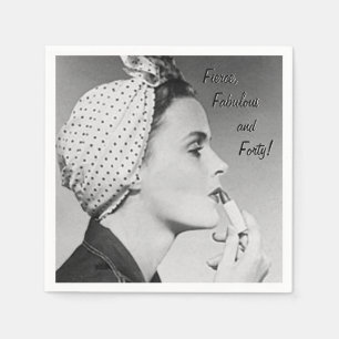 Fierce, Fabulous en veertig! Servetten