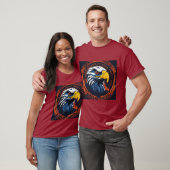 Fierce & Feminine Eagle: Bold Harley-Inspired T-shirt (Unisex)