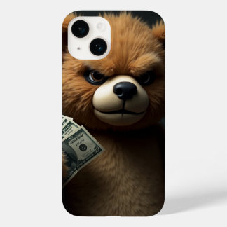 Fierce & Fluffy: geld verplaatst Beer telefoonhoes Case-Mate iPhone 14 Hoesje