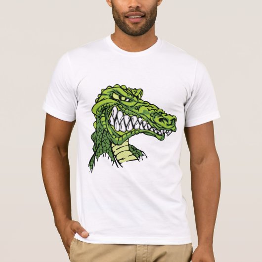 Fierce Gator Mannen T-shirt (Voorkant)