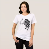 Fierce Grace - Vrouwen Tiger Graphic Tri-Blend T-S Tri-Blend Shirt (Voorkant volledig)