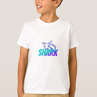 Fierce Gradient Haaienlogo | Krachtige Oceaangevoe T-shirt