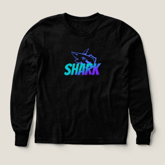 Fierce Gradient Shark Logo | Bold Ocean Vibes (Motif recto)