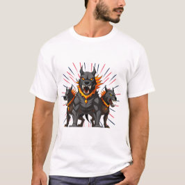 Fierce Guard Dogs - Laat hun kracht los! T-shirt