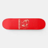 Fierce haai tornado art design voor viral skateboard (Horizontaal)