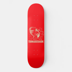 Fierce haai tornado art design voor viral skateboard