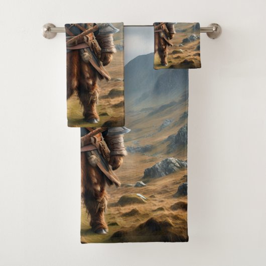 Fierce Highland Warrior : Le Courageux Vache Vikin (En situation)