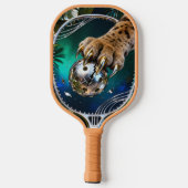 Fierce Jungle Cat Slash Metallic Pickleball – Chro Pickleball Paddle (Achterkant)