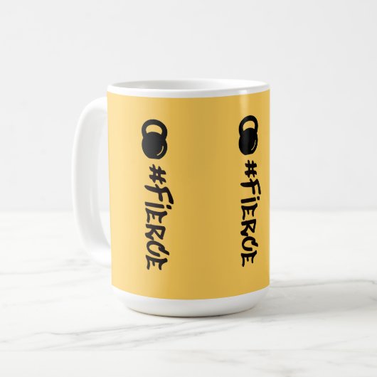 #Fierce Kettlebell Mug (Devant gauche)